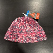 Columbia Youth Girls Kids Medium Beanie Hat Agent Heat Pink, /Free Beanie