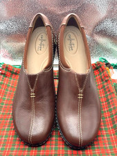 Clarks Ashland Joy Loafers Shoes Womens 11N Brown Slip On Casual Loafers Comfort