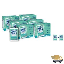 Hand and Face Wipes Singles,  Unscented Wipes for Sensitive Skin  Individual ...