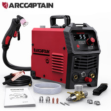ARCCAPTAIN 55A Plasma Cutter Large LED Display Non-Touch Pilot Arc 120/240V