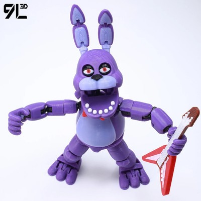 3D Printed Multi-Jointed Horror Bear Doll Animatronic Style Action Figure Toy
