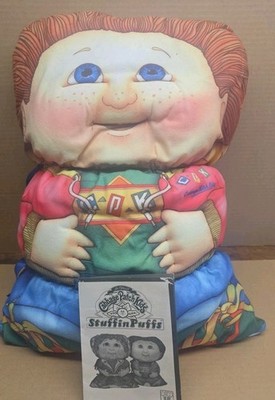 Vintage 1991 Cabbage Patch Kids Stuffin  Puffs Pillow Doll VERY RARE Plush Excel
