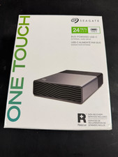 Seagate One Touch 24TB External Hard Drive Desktop HDD USB-C Open Box!!!