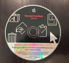 Apple Macintosh PowerBook 1400 Series System software CD PN:691-1557-A