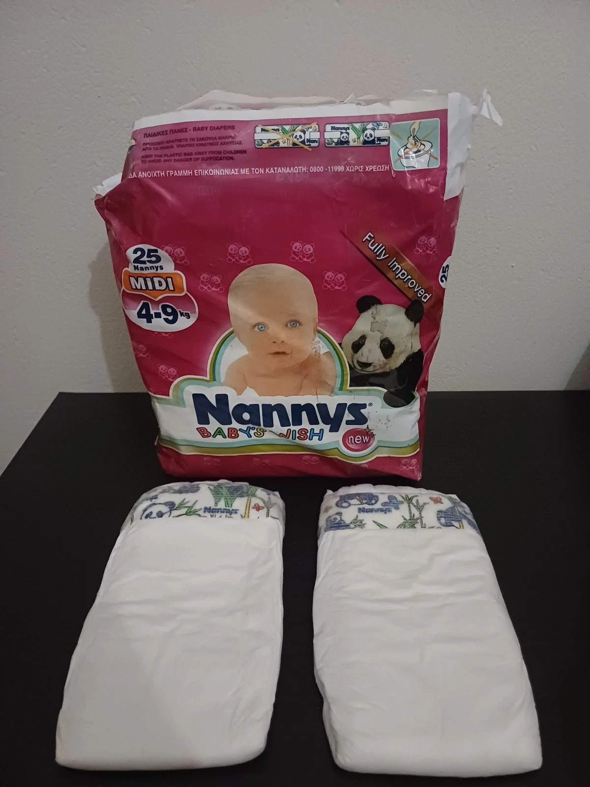 Vtg Nannys Baby's Wish 18 Midi Cloth Backed diapers 4-9 kg / 9-20 lbs, Open Pack
Opens in a new wind