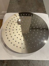 300mm Chrome Rain Shower Head Ultra Thin Round Ceiling / Wall Mounted Bathroom