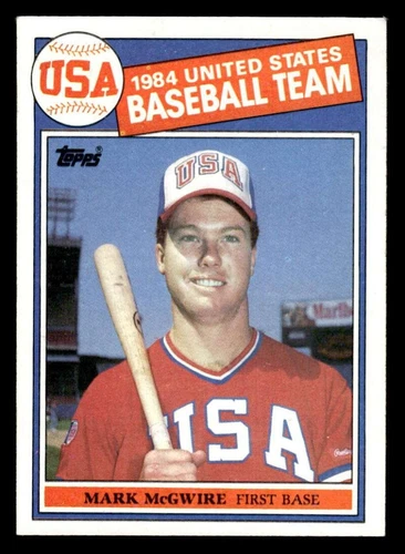 1985 Topps Mark McGwire USA 401 EX XX9501