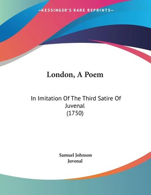 Samuel Johnson (u. a.) | London, A Poem | Taschenbuch | Englisch (2009)