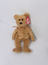 TY Beanie Baby - CASHEW the Bear Brown Stuffed Animal Toy