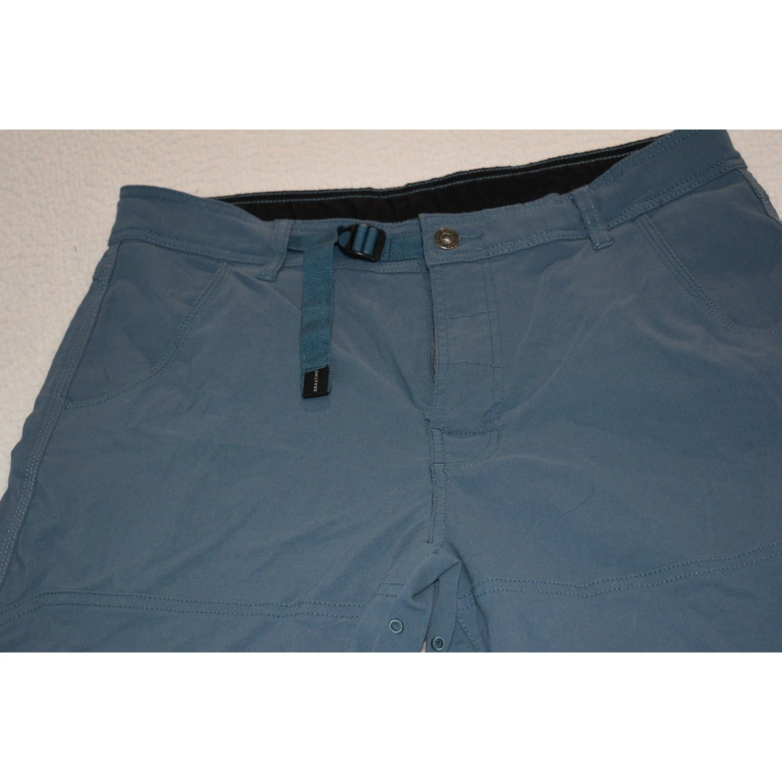 prana cargo camping hiking wicking performance shorts