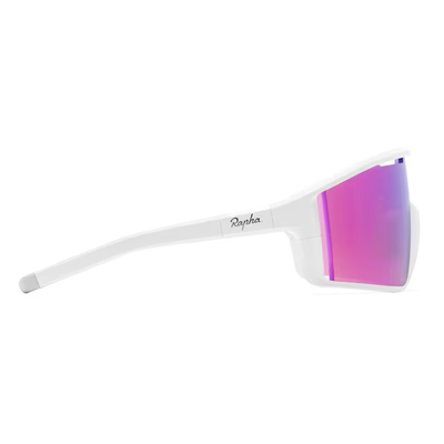 Rapha Sestri Pro Team Full Frame Glasses - White Frame/Pink Blue