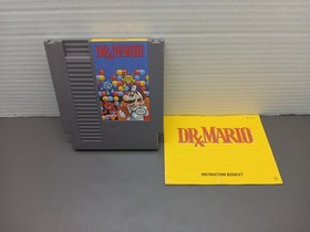 Dr Mario NES Nintendo With Manual Tested FREE Shipping