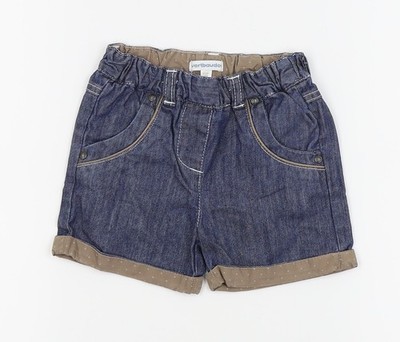 Caprihose Mädchen UK Größe 18 Monate Vertbaudet blau