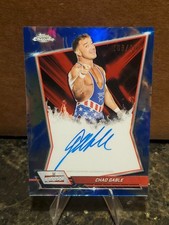 2026 Topps WWE Chrome Chad Gable #RBA-CHA A Red Brand Chrome Auto Blue /150