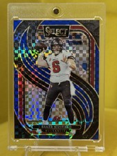 2024 Panini Select - Premier Level Baker Mayfield #108 Blue Prizm /175