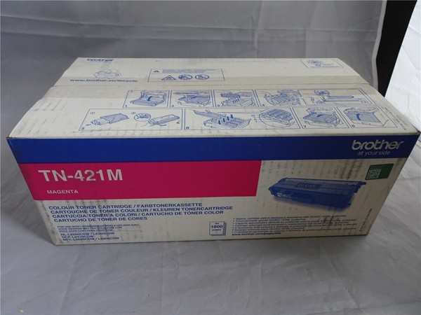Original Brother TN421M TN-421 Toner Magenta FüR DCP-L 8410 HL-L8260 In Ovp-image