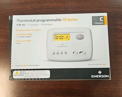 1F78-151 White-Rodgers Single Stage Programmable Thermostat (NEW)