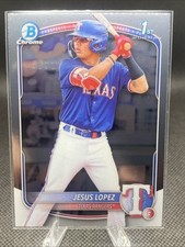 2025 Bowman Jesus Lopez 1ST CHROME PROSPECT #BCP-88 Texas Rangers