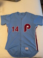 1981 Authentic Philadelphia Phillies Road Jersey #14 Pete Rose Size 44.
