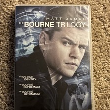 Bourne Trilogy DVD Box Set Action Espionage Matt Damon Deleted Scenes