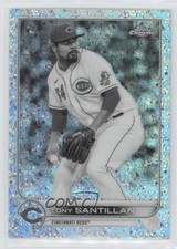 2022 Chrome Black & White Mini-Diamond Refractor Antonio Santillan Tony 0m4q
