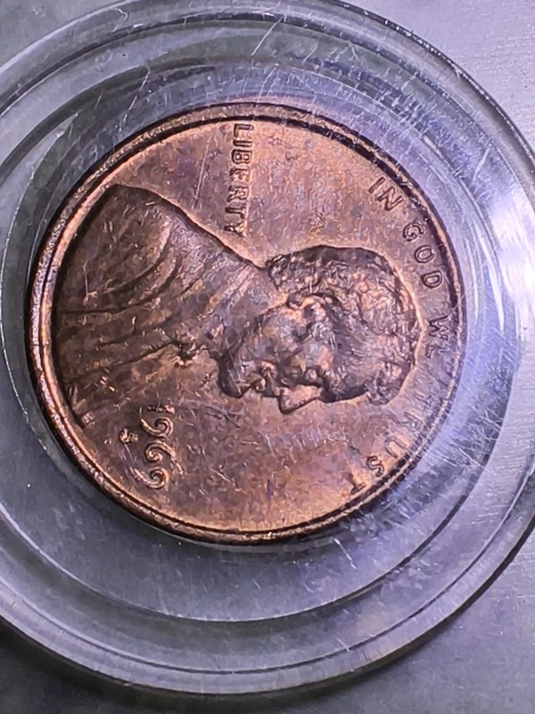 1969 S Penny Error Double Die DDO, DDR( Strike Through Memorial )