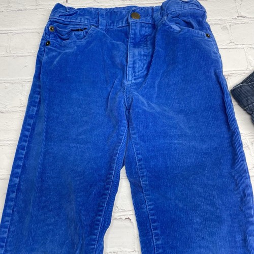 Mini Boden Gap Crewcuts Boys Size 8 Corduroy Straight Leg Pants Bundle Blue Red - Picture 2 of 13