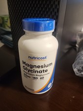 Nutricost Magnesium Glycinate Capsules 180 Capsules, 210 mg Per Serving 