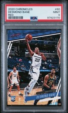 2020 PANINI CHRONICLES RED #60 DESMOND BANE 55/149 PSA 9