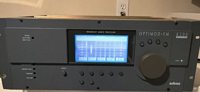 Orban OPTIMOD-FM 8200 Digital Dynamic Range Processor Compression Equalizer 2-Ch
