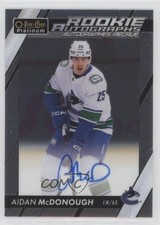 2023-24 O-Pee-Chee Platinum Rookie Auto Aidan McDonough #R-AM Auto 0o0x