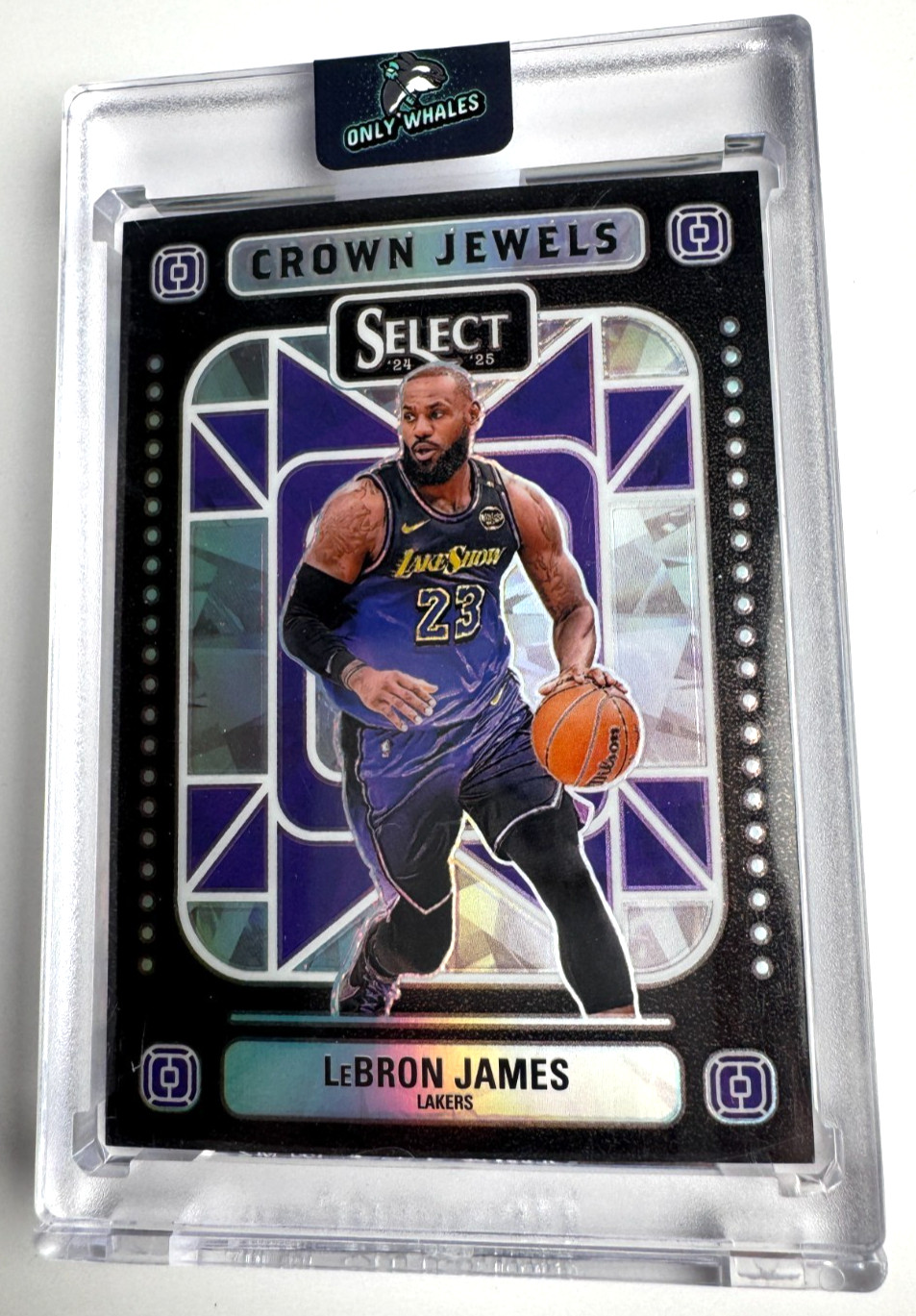 2024-25  Select Crown Jewels LeBron James Prizm SSP Insert Lakers CASE HIT!