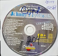 90144 JOHNNY PAYCHECK  RARE  CHARTBUSTER  KARAOKE CDG LOT MAIL
