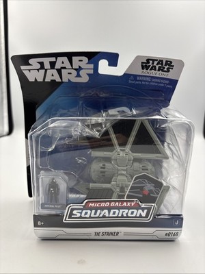 Star Wars Micro Galaxy Squadron Tie Striker w/Imperial Pilot #0168 Series 8 NEW