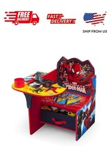 Marvel Spider-Man Chair Desk with Storage Bin by Delta Children, Greenguard Gold