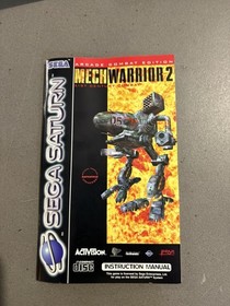Sega Saturn Mech Warriors 2 Complete 
