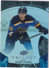 15/16 UD TRILOGY ROBBY FABBRI RC SP ROOKIE /399 #105