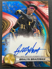2024 Bowman's Best - Bralyn Brazoban #B24-BB Pittsburgh Pirates - Blue AUTO /150