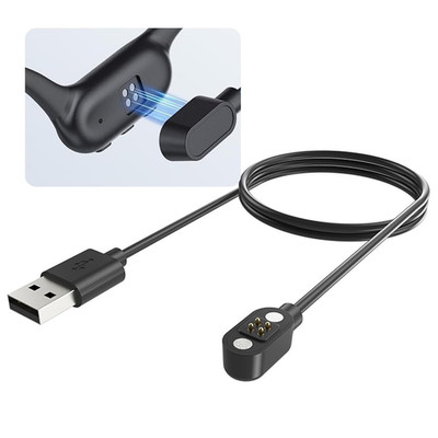 Replacement Charging Cable for Bone Conduction Headphones, Magnetic 4-Pin Charge
