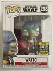 FUNKO POP STAR WARS 298 WATTO FIGURE with PROTECTOR 2019 GALACTIC CONVENTION EXC