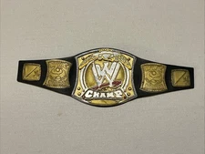 2012 DECOPAC Accessory WWE Champion Belt 8” Long Wrestler Figure Accessory