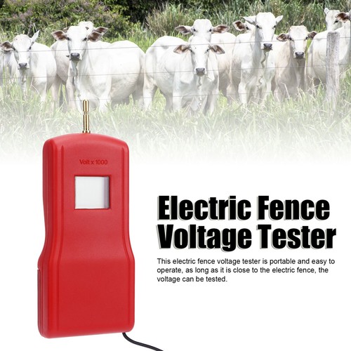 Probador de voltaje de cerca eléctrico portátil para jardín y ganado - Imagen 6 de 18
