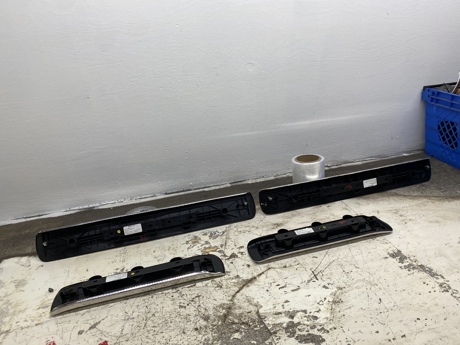2010-2020 BENTLEY MULSANNE FRONT REAR LEFT RIGHT DOOR SILL SCUFF PLATE PANEL SET