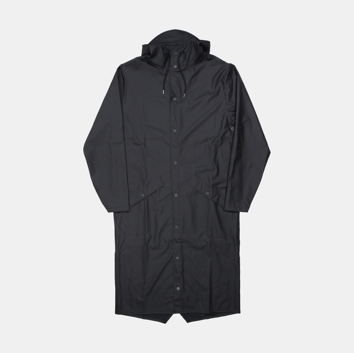 Rains Longer Jacket / Size M / Long / Mens / Black / Polyester