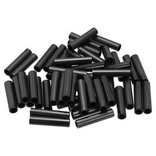 M6 Black ABS Spacer Inner Diameter 0.24", Outer Diameter 0.35",L 1.57", 50Pcs