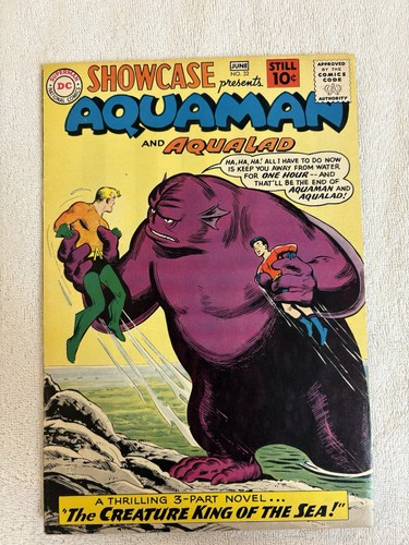 SHOWCASE #32 Jun/Jul  1961. Pre-Solo Title Aquaman And Aqualad!!