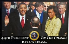 Barack Obama "Be the Change "ORIGINAL" Poster- 12 x18"