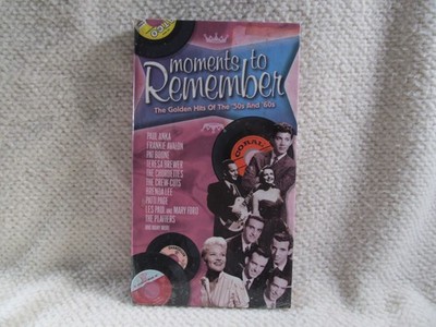 New In Pkg Moments to Remember The Golden Hits of the 50's & 60's 3 CD Box Set
