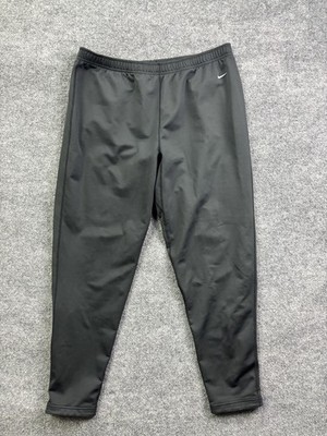 Vintage Nike Alpha Project Pants Mens Large 32x28 Black Track Zip Ankle