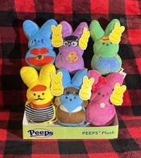 NEW/2026 Easter /6 PEEPS / x6 Plush Bunnies/COMPLETE SET walgreens exclusve